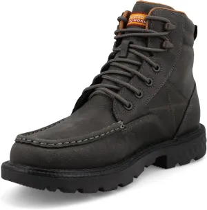 Twisted X Men's 6" Work Boot, Moc Toe with CellStretch