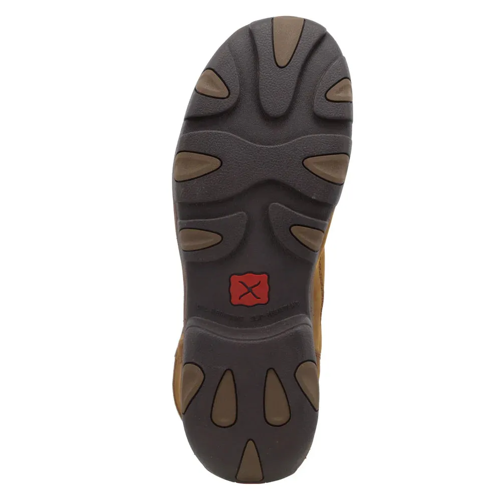 Twisted X Men's Brown Leather Pull On WaterProof Work Boots MHKBW01
