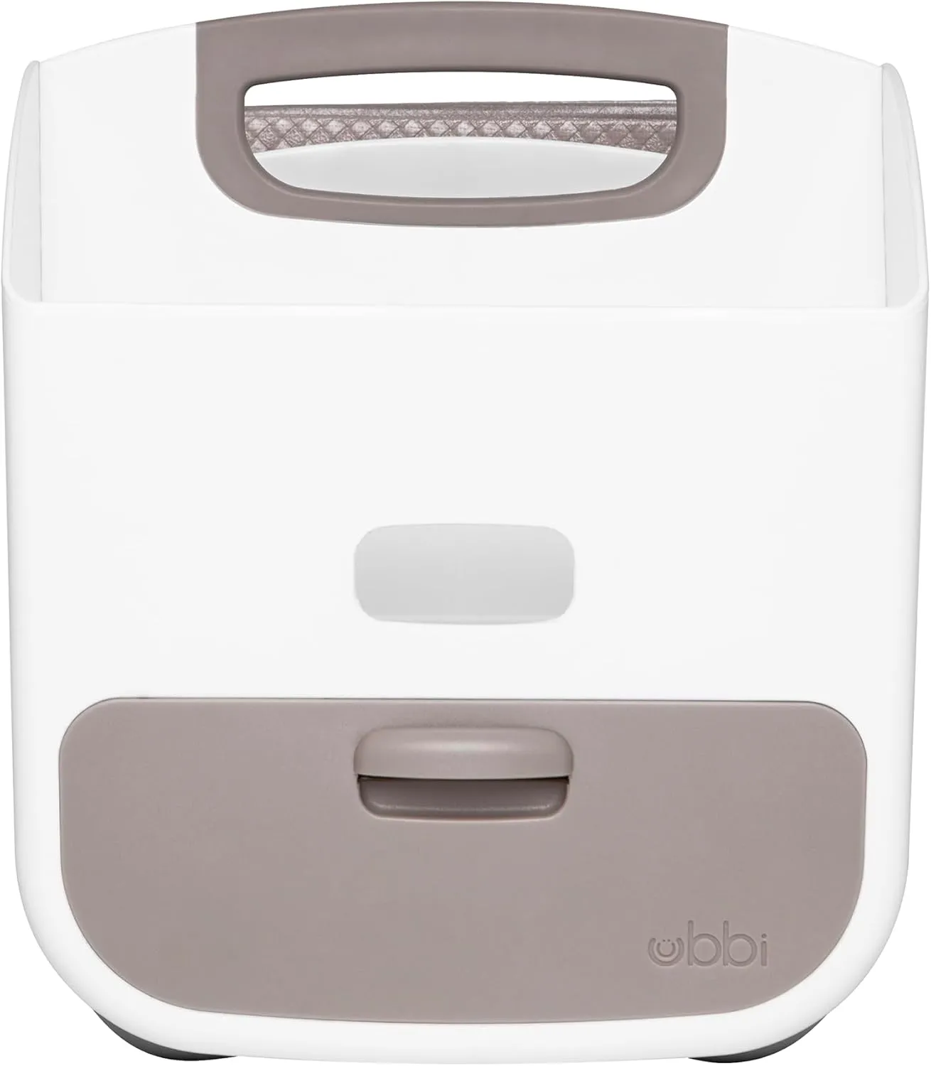 Ubbi Portable Diaper Caddy and Changing Mat, Diaper Storage, Caddy Organizer, Stores Baby Diapers, Wipes & Baby Accessories, Taupe