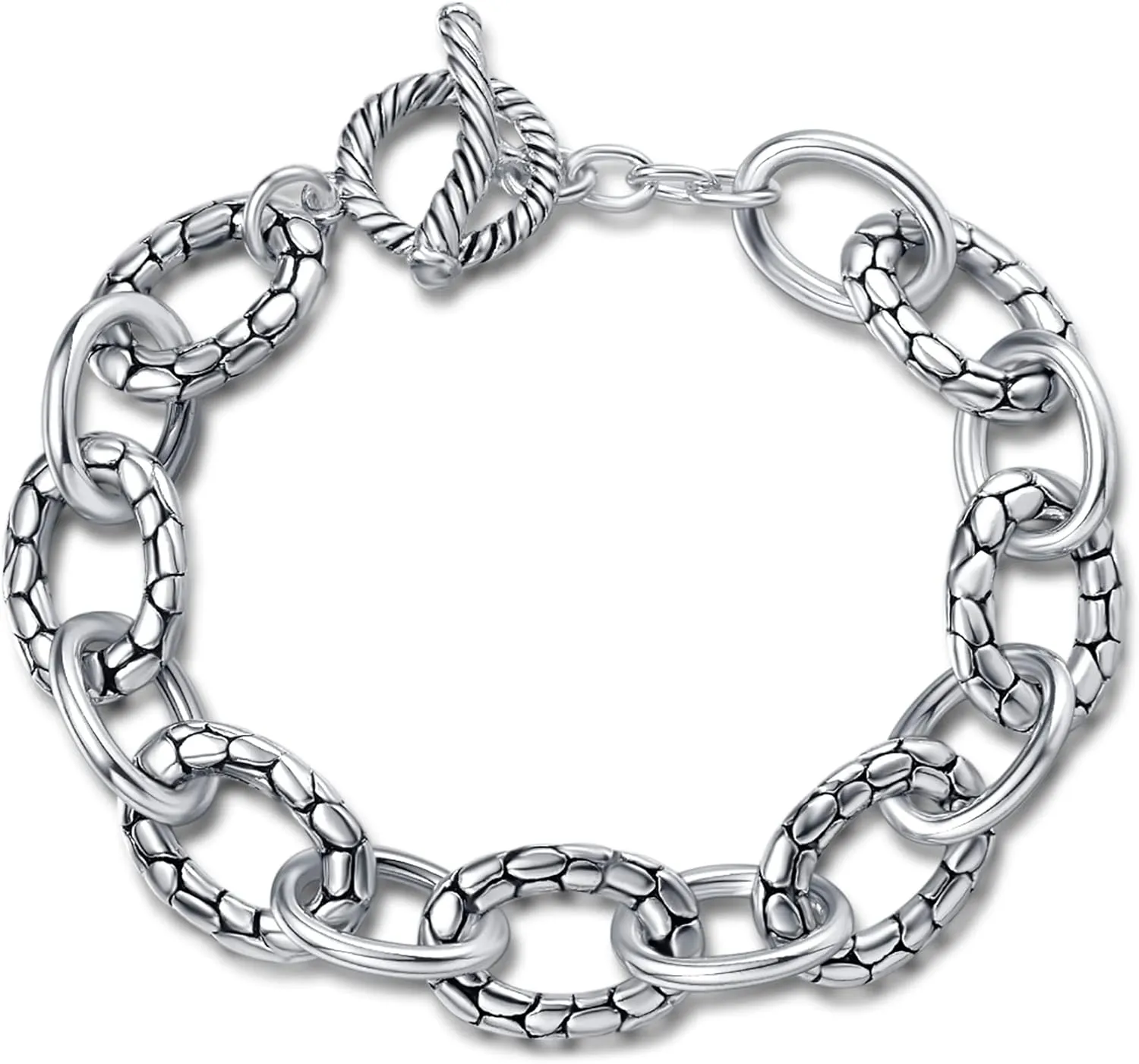UNY JEWEL Jewelry Make a Statement with Multi Dots Oval Link Chain Bracelet Designer Brand Inspired Women Valentine