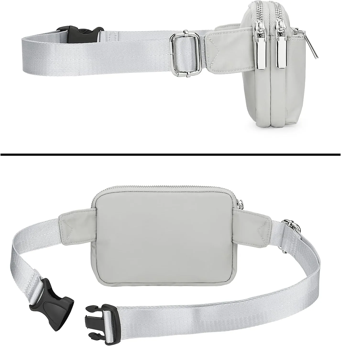 Uromee Fanny Packs for Women Crossbody Belt Bag Nylon Fashion Mini Waist Bag Everywhere Travel Hiking Running Adjustable Strap