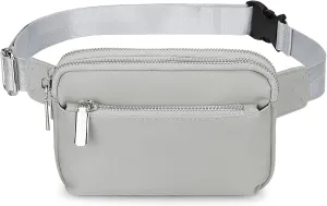Uromee Fanny Packs for Women Crossbody Belt Bag Nylon Fashion Mini Waist Bag Everywhere Travel Hiking Running Adjustable Strap