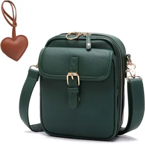 Urvashi Crossbody Leather Bag, 2025 Upgraded Urvashi Crossbody Bag for Women, Vintage Large Capacity Messenger Bag