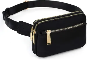 UTO Fanny Pack for Women Crossbody Trendy Fashion Belt Purse Chest Waist Hip Bumbag for Outdoor Shopping Travel Hiking