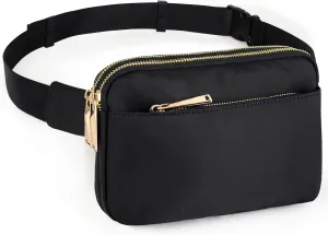 UTO Fanny Pack for Women Crossbody Trendy Fashion Belt Purse Chest Waist Hip Bumbag for Outdoor Shopping Travel Hiking