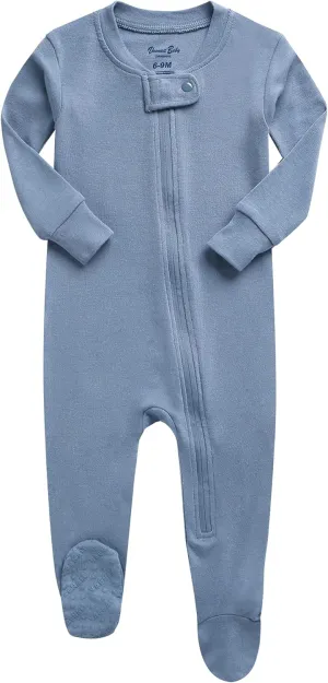 VAENAIT BABY Preemie Infant Boys Girls Footie Pajama Footed Sleep and Play Premium Modal Pajamas Available newborn-2T