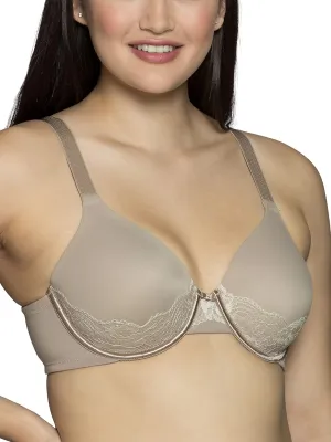 Vanity Fair Women's Beauty Back Full Figure Underwire Smoothing Bra with Lace