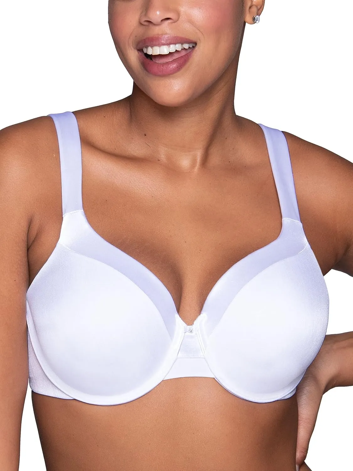 Vanity Fair Women's Illumination Full Figure Zoned-in Support Bra, Lightly Lined Cups Up to DD