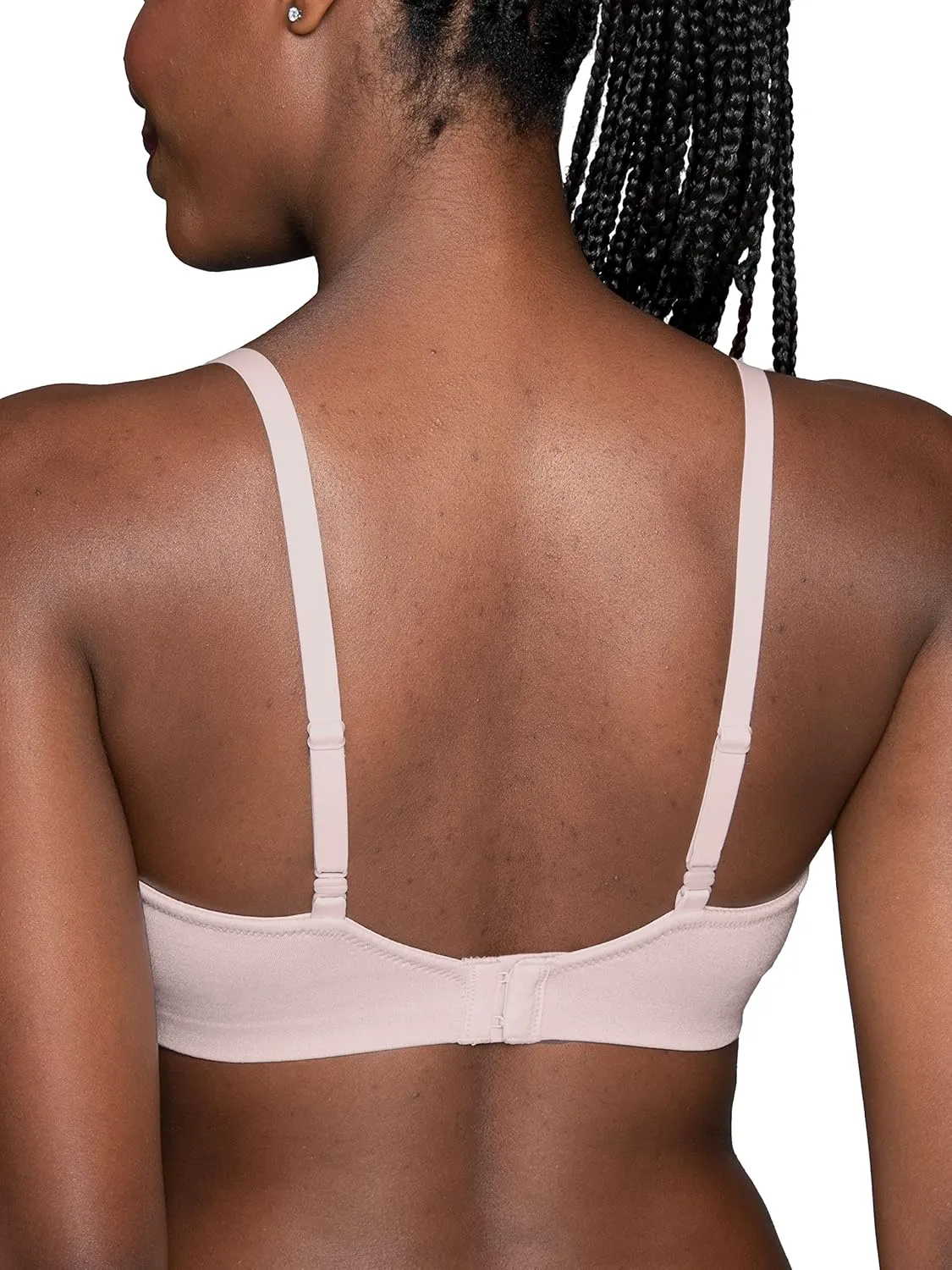 Vanity Fair Women's Wireless Beyond Comfort Bra with Seamless Back (34B-44DD)