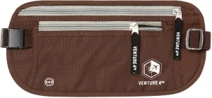 VENTURE 4TH RFID Blocker Money Belt for Men and Women (Brown)