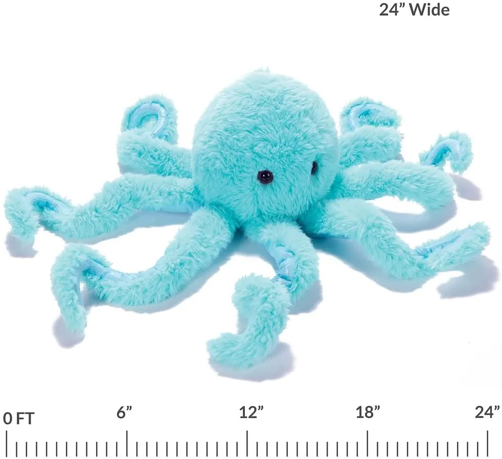 Vermont Teddy Bear Octopus Plush - Octopus Stuffed Animal, Oh So Soft, Green