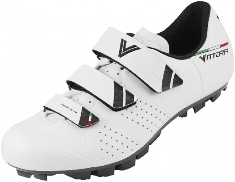 Vittoria Rapide MTB Cycling Shoes (White, EU 39 US 7 UK 6 ½)