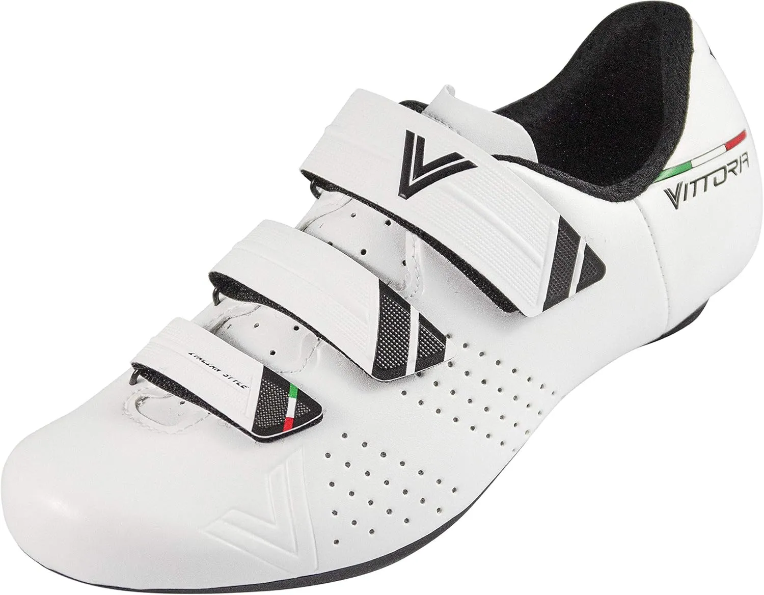 Vittoria Rapide Road Cycling Shoes (White, EU 38 ½)