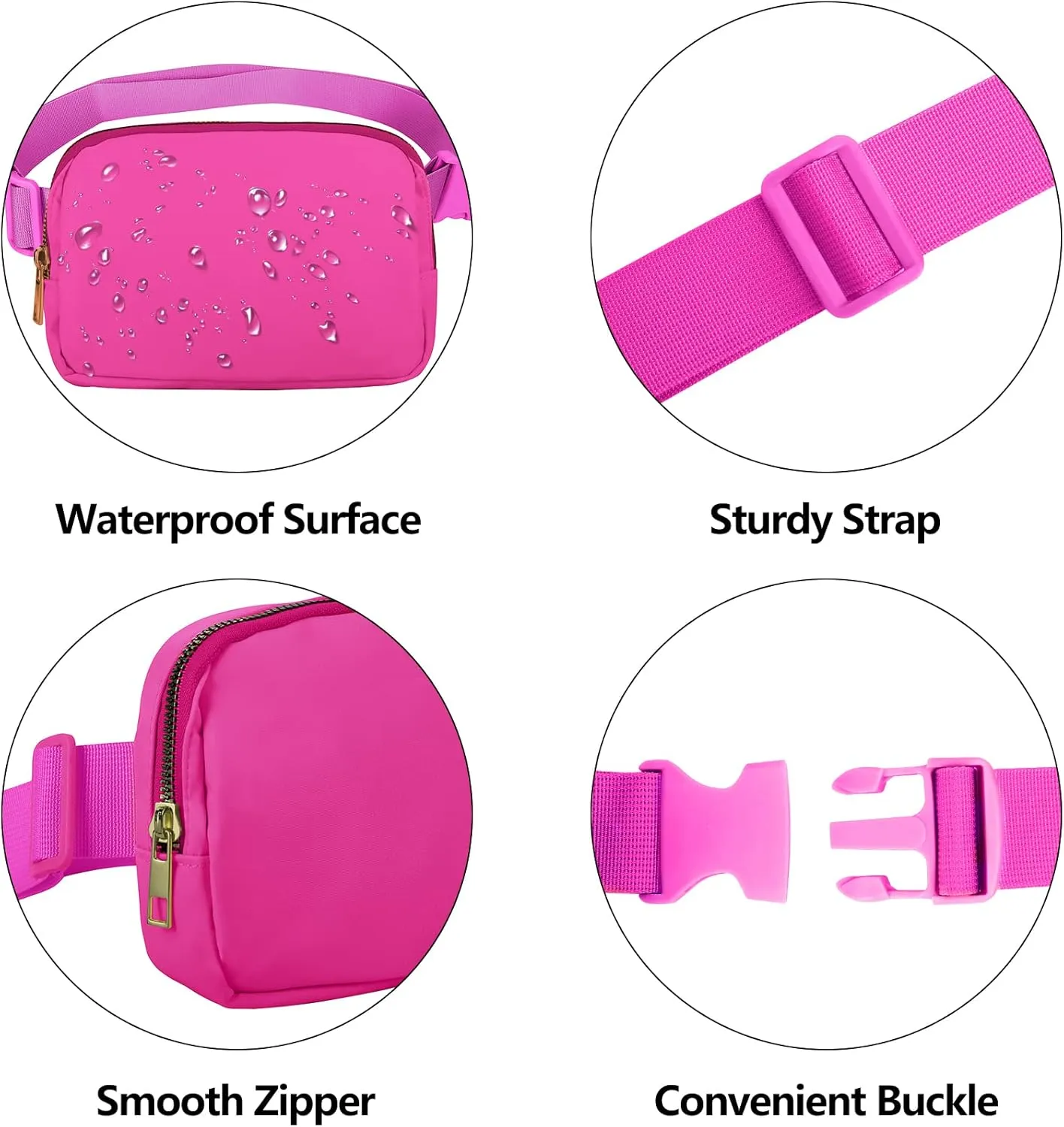 VOROLO Fanny Pack For Women And Men Crossbody Bag Belt Bag with Adjustable Strap Mothers Day Gifts