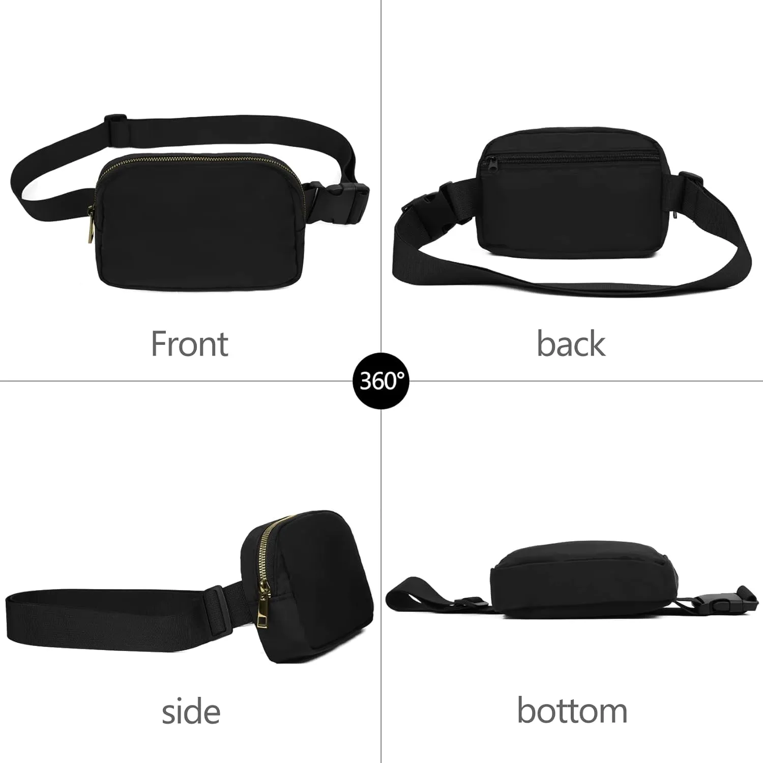 VOROLO Fanny Pack For Women And Men Crossbody Bag Belt Bag with Adjustable Strap Mothers Day Gifts