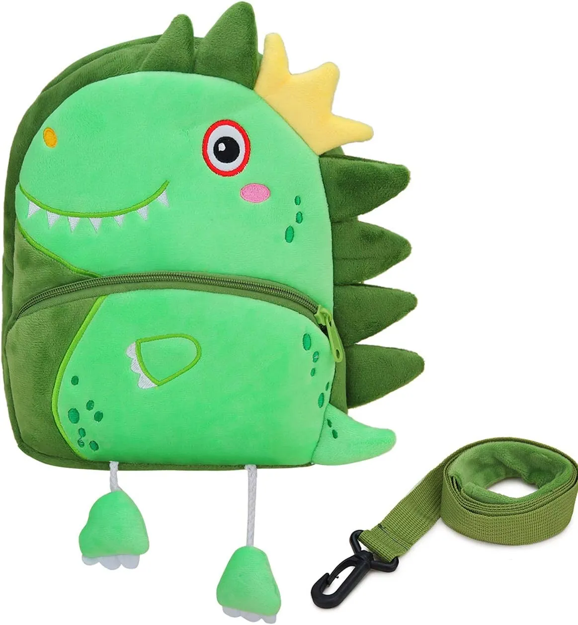 VX VONXURY Toddler Backpack,Cute Plush Small Preschool Backpack with Leash Gift for Little Boys Girls Kids with Chest Strap