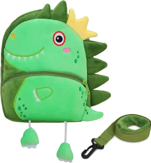 VX VONXURY Toddler Backpack,Cute Plush Small Preschool Backpack with Leash Gift for Little Boys Girls Kids with Chest Strap