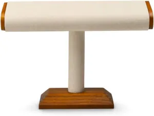 Watch Display Stand Solid Wood Bracelet Watch Organizer T-bar Jewelry Display