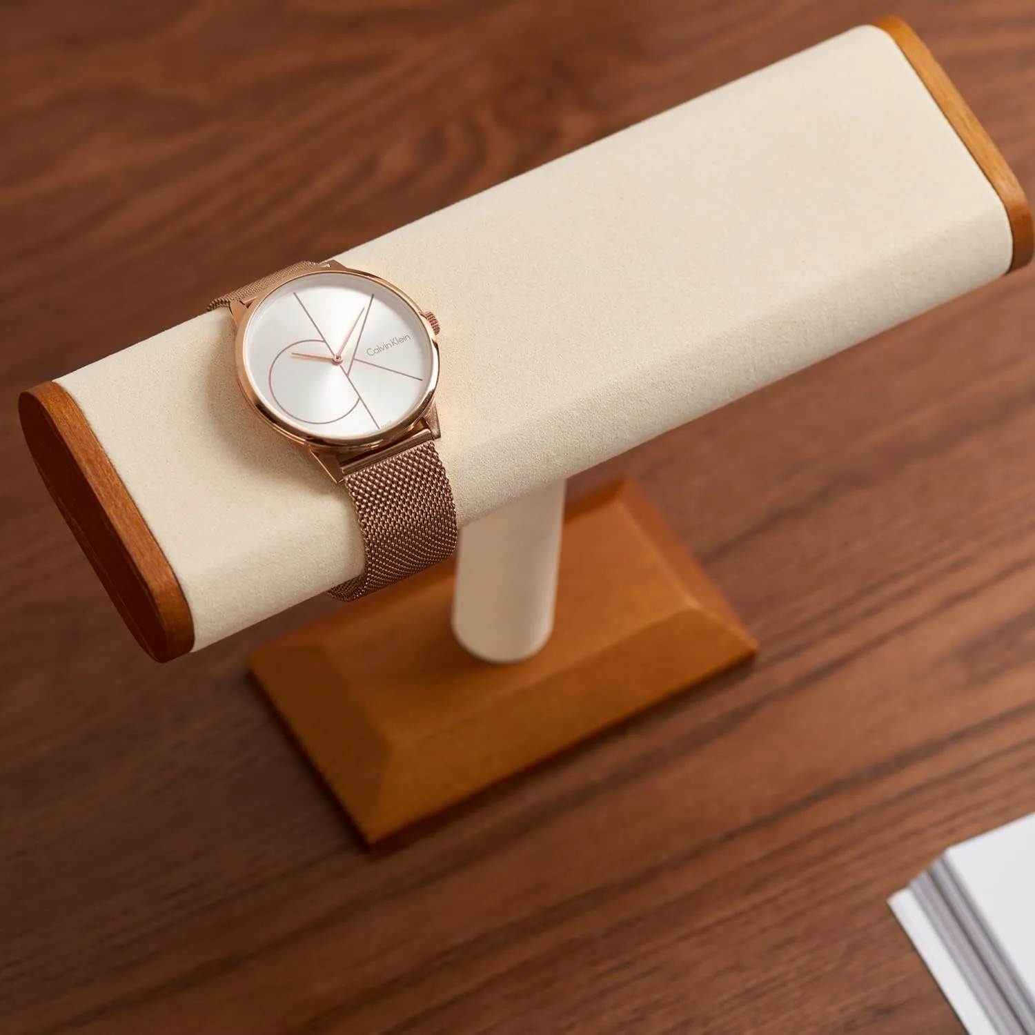 Watch Display Stand Solid Wood Bracelet Watch Organizer T-bar Jewelry Display