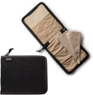 Watch Wallet: Ultra Slim & Rugged | Waxed Canvas Organizer for Casio, Apple, Bulova | Durable Travel Case for Watches & Accessories | Waterproof & Protective Design for Men