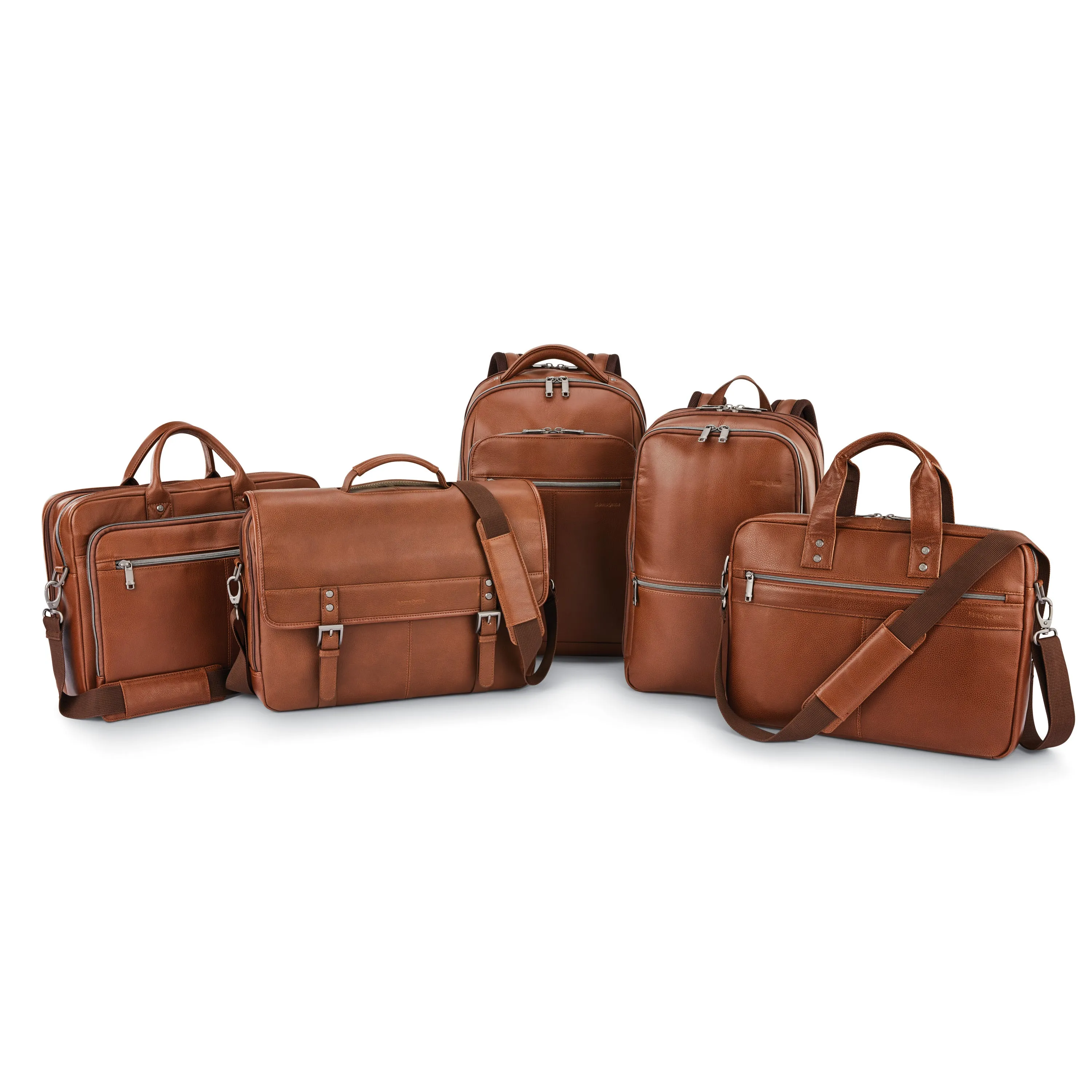 Waterproof Multi-zone Leather Classic Backpack Samsonite