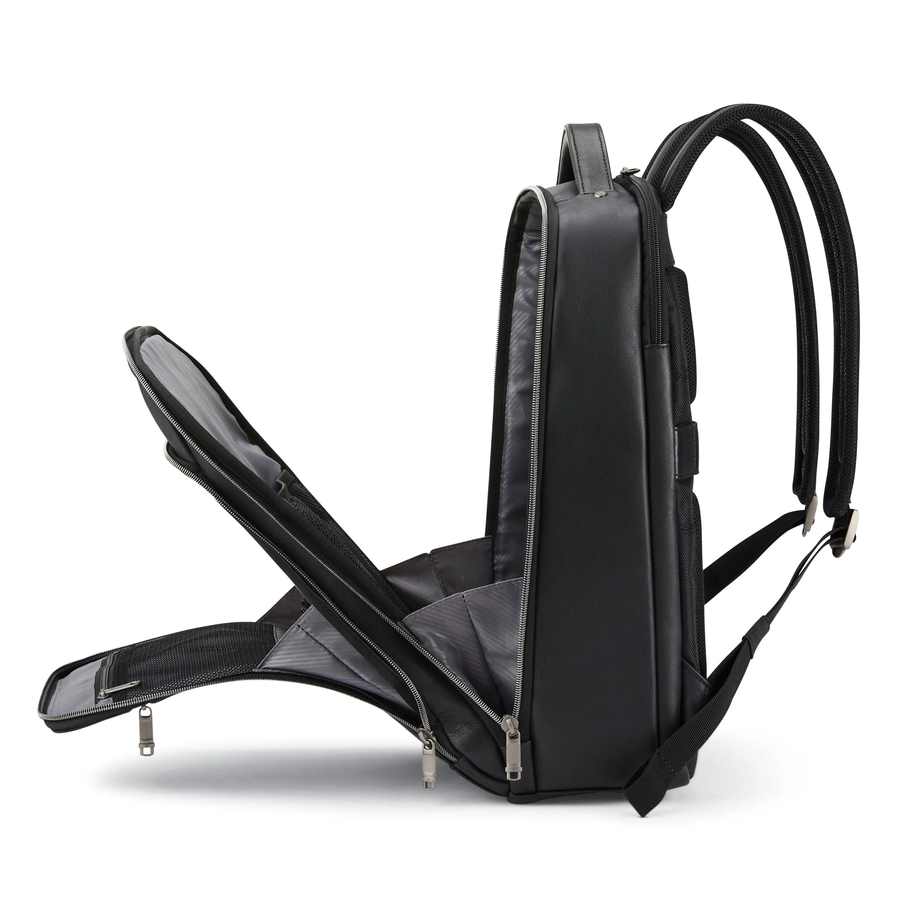 Waterproof Multi-zone Leather Classic Backpack Samsonite
