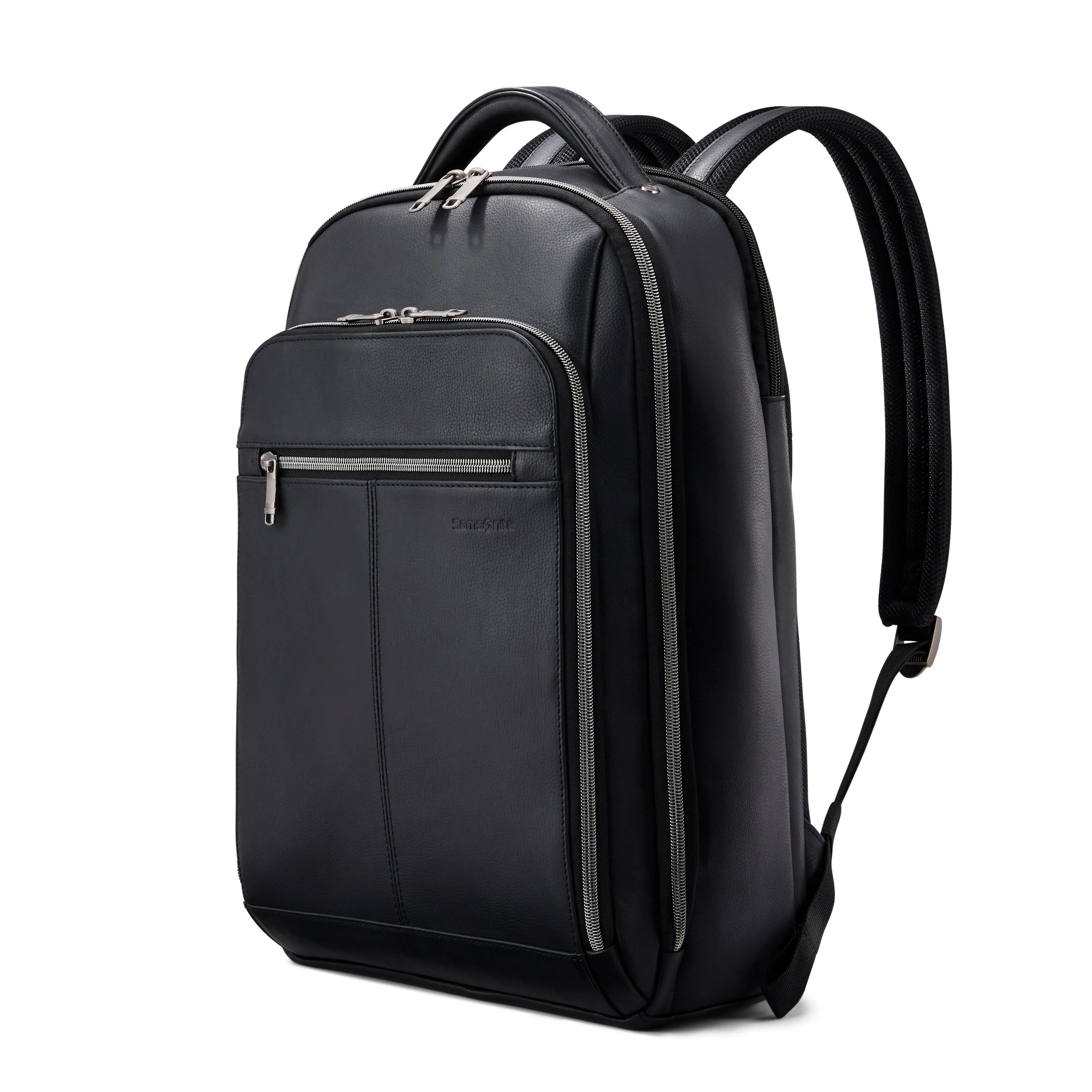 Waterproof Multi-zone Leather Classic Backpack Samsonite