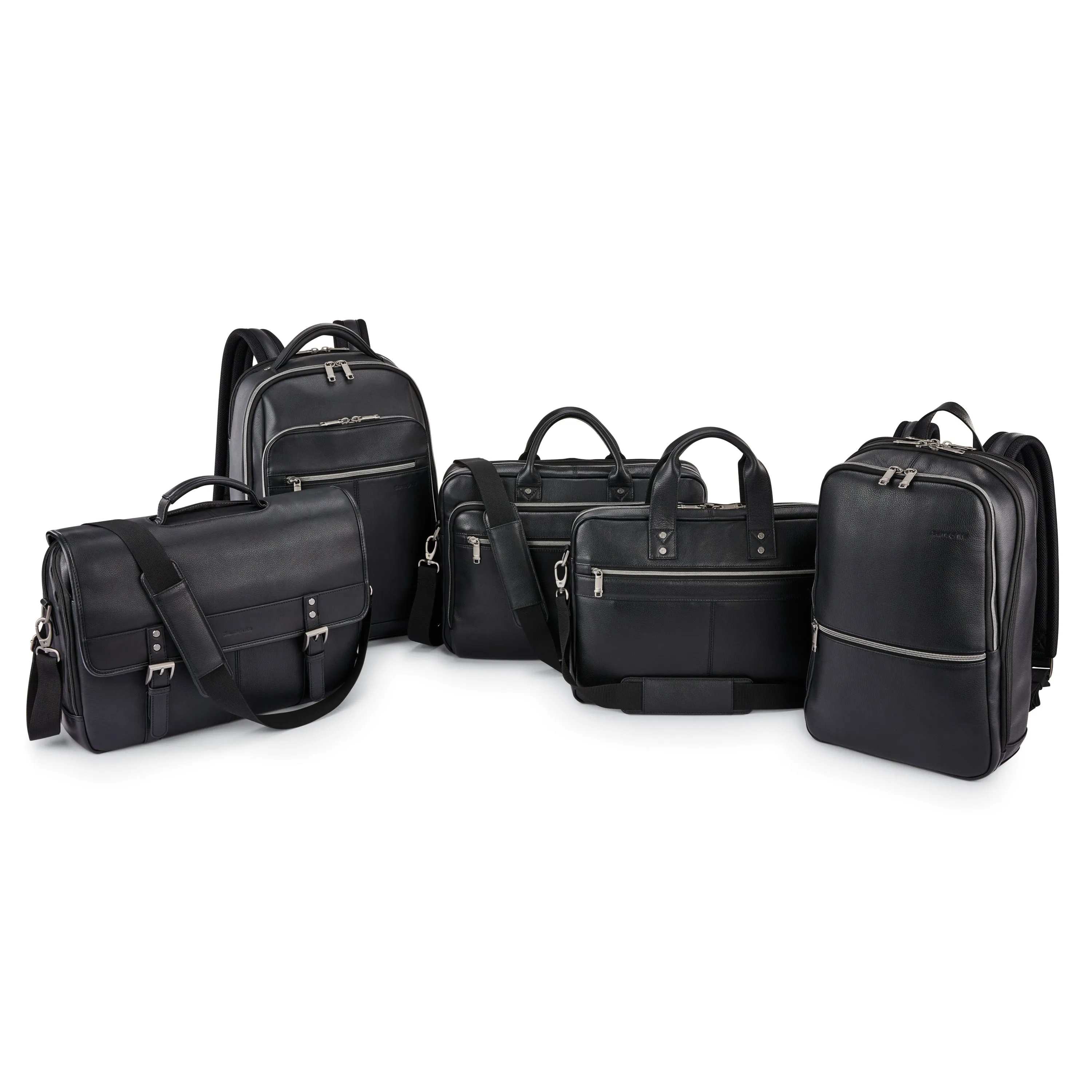 Waterproof Multi-zone Leather Classic Backpack Samsonite