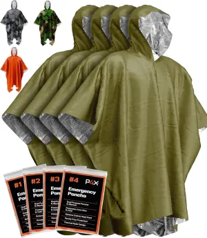 Waterproof Mylar Blanket Liner Survival/Hiking Poncho
