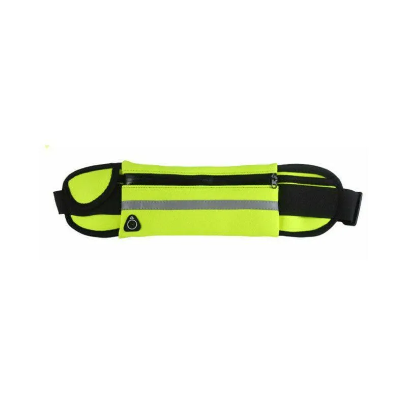 Waterproof Running Bum Bag Fanny Pack Waist Belt Money Wallet Zip Pouch Sports