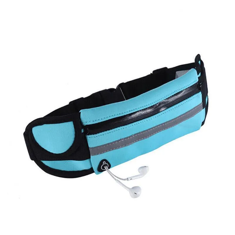 Waterproof Running Bum Bag Fanny Pack Waist Belt Money Wallet Zip Pouch Sports