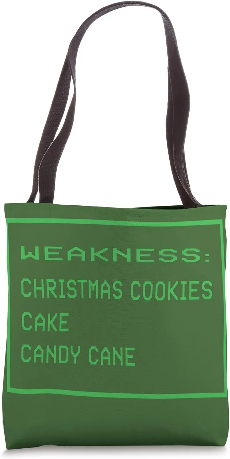 Weakness: Christmas cookies Cake Candy cane Tote Bag