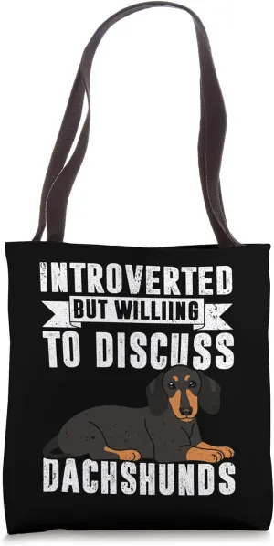 Weenie Cute Wiener Dog Doxie Design - Dackel & Dachshund Tote Bag