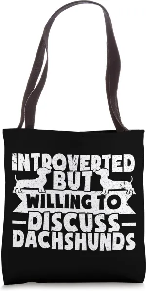 Weenie Cute Wiener Dog Doxie Design - Dackel & Dachshund Tote Bag