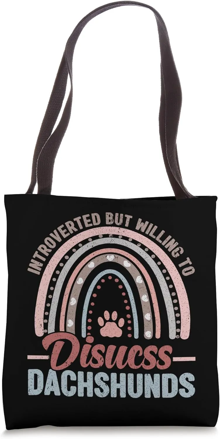 Weenie Cute Wiener Dog Doxie Design - Dackel & Dachshund Tote Bag
