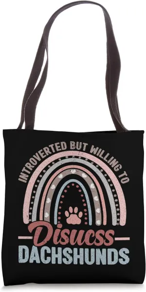 Weenie Cute Wiener Dog Doxie Design - Dackel & Dachshund Tote Bag
