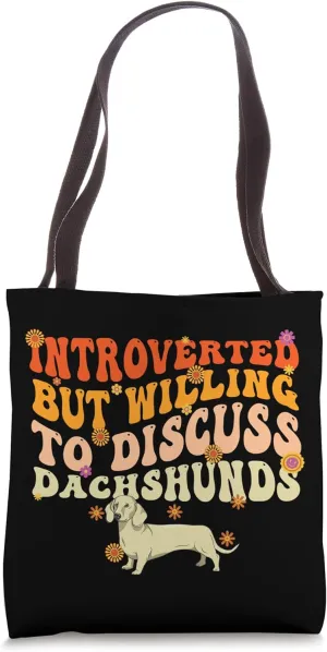 Weenie Cute Wiener Dog Doxie Design - Dackel & Dachshund Tote Bag