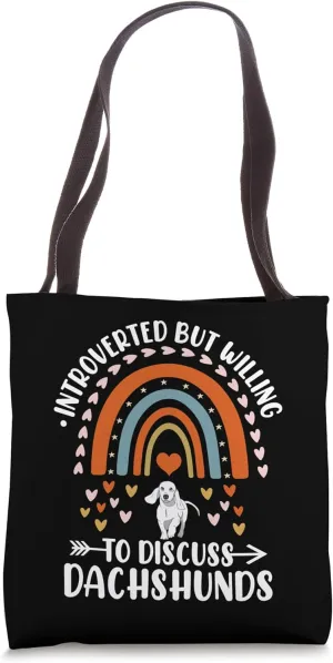 Weenie Cute Wiener Dog Doxie Design - Dackel & Dachshund Tote Bag