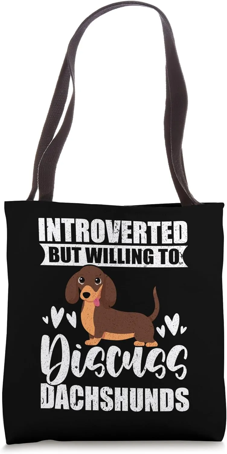 Weenie Cute Wiener Dog Doxie Design - Dackel & Dachshund Tote Bag