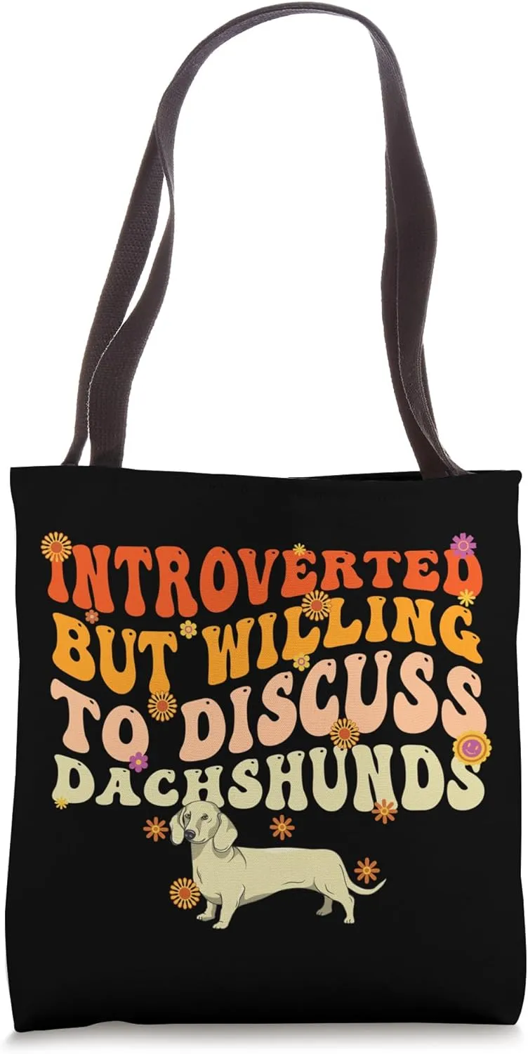 Weenie Cute Wiener Dog Doxie Design - Dackel & Dachshund Tote Bag