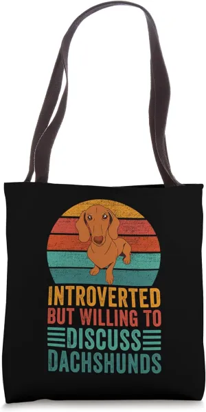 Weenie Cute Wiener Dog Doxie Design - Dackel & Dachshund Tote Bag