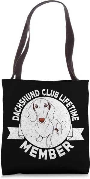 Weenie Cute Wiener Dog Doxie Design - Dackel & Dachshund Tote Bag