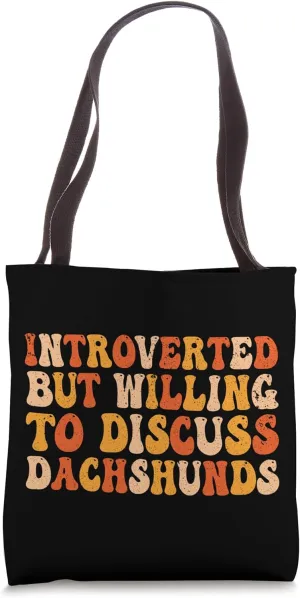 Weenie Cute Wiener Dog Doxie Design - Dackel & Dachshund Tote Bag