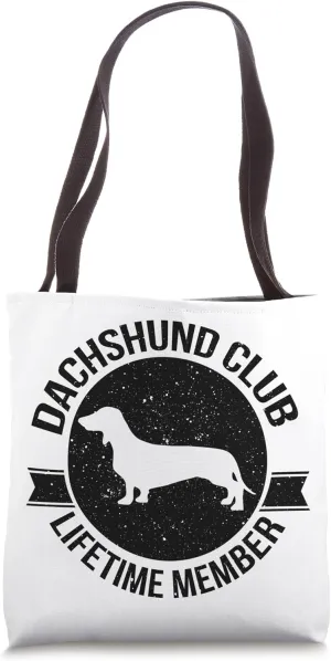 Weenie Cute Wiener Dog Doxie Design - Dackel & Dachshund Tote Bag