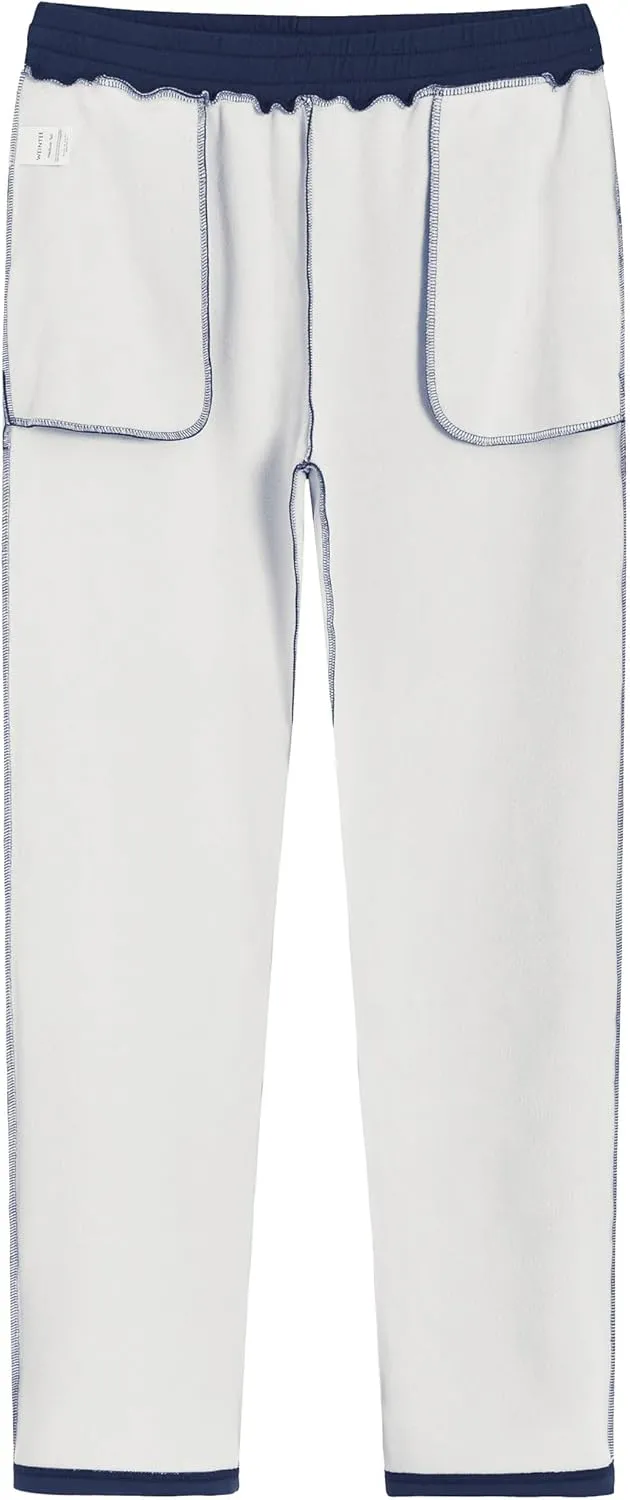 Weintee Men's 34" Inseam Tall Fleece Sweatpants Warm Pants for Winter