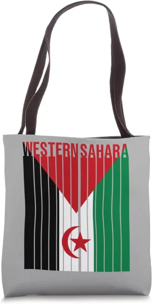 Western Sahara Flag Tote Bag