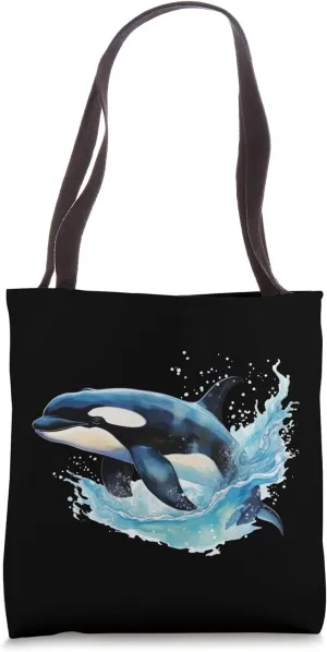 Whale Orca Kids Tote Bag