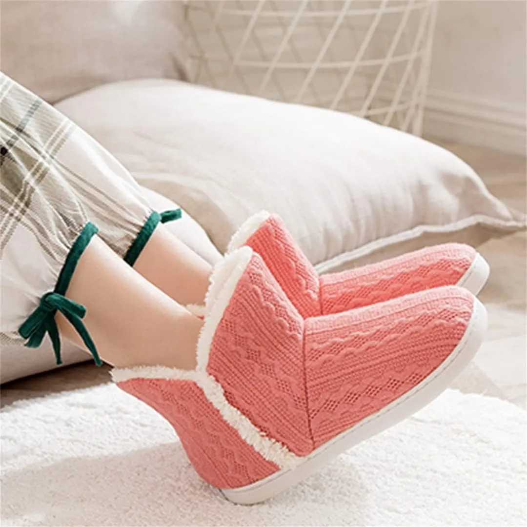 Winter Indoor Slippers for Women Winter Warm Soft Floor Socks Slippers Plush Home Slippers Shoes