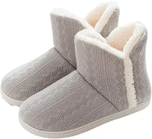 Winter Indoor Slippers for Women Winter Warm Soft Floor Socks Slippers Plush Home Slippers Shoes