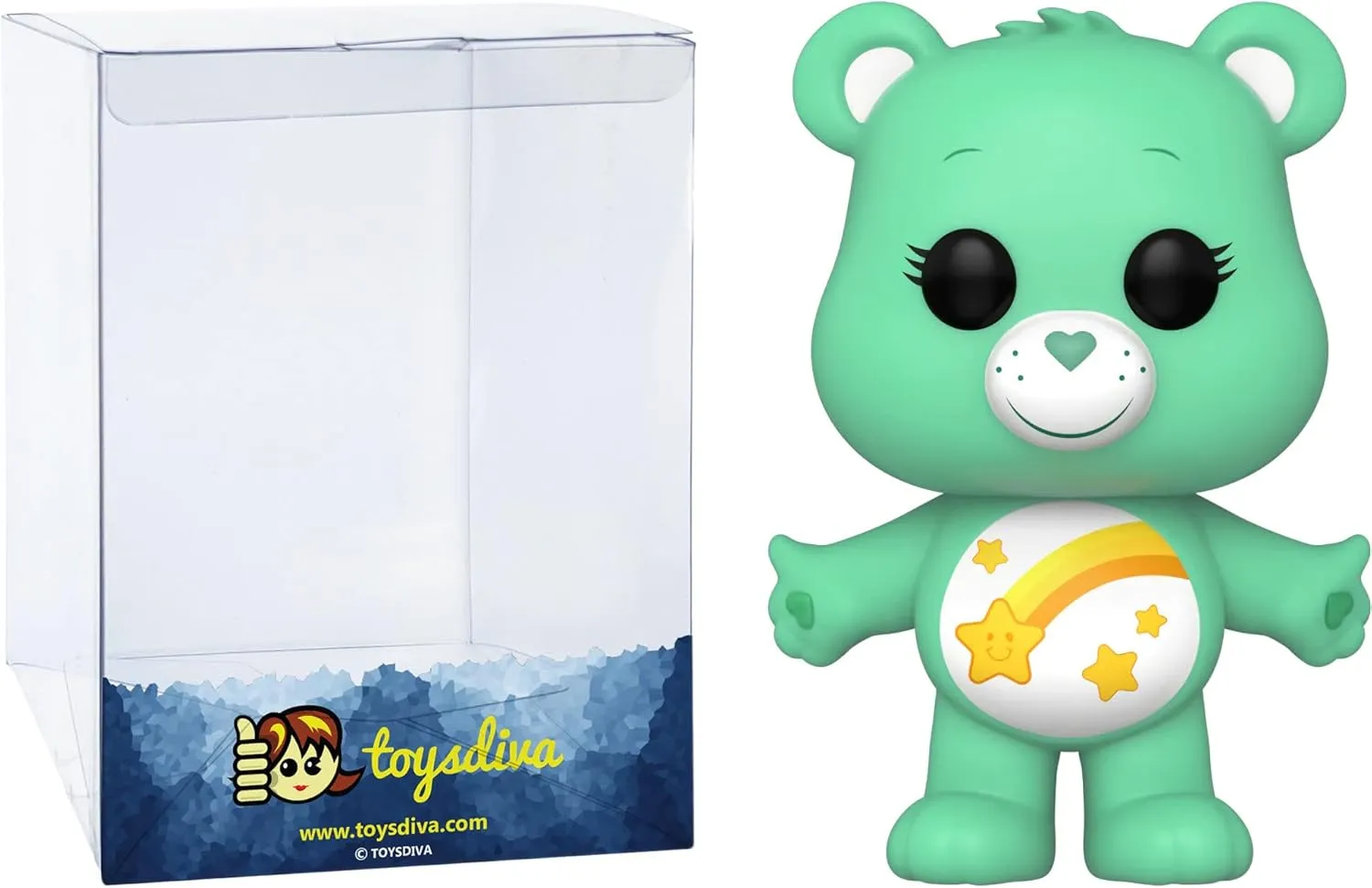 Wish Bear: P o p ! Animation Vinyl Figurine Bundle with 1 Compatible 'ToysDiva' Graphic Protector (1207-61559 - B)